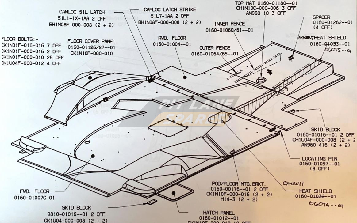 FLOOR ASSEMBLY Diagram